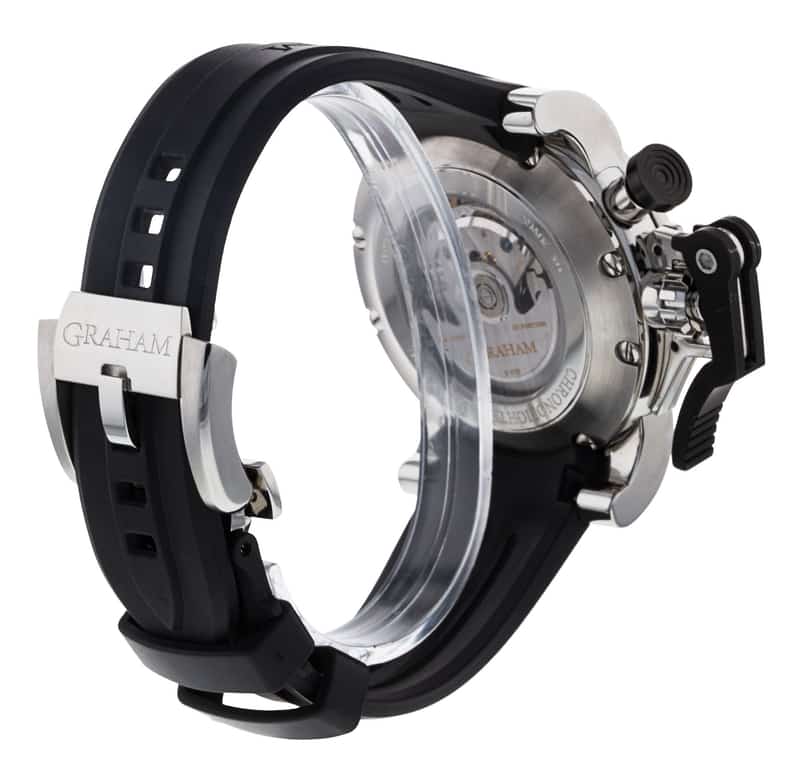 Graham Chronofighter Oversize GMT - Steel 2OVGS.B26A